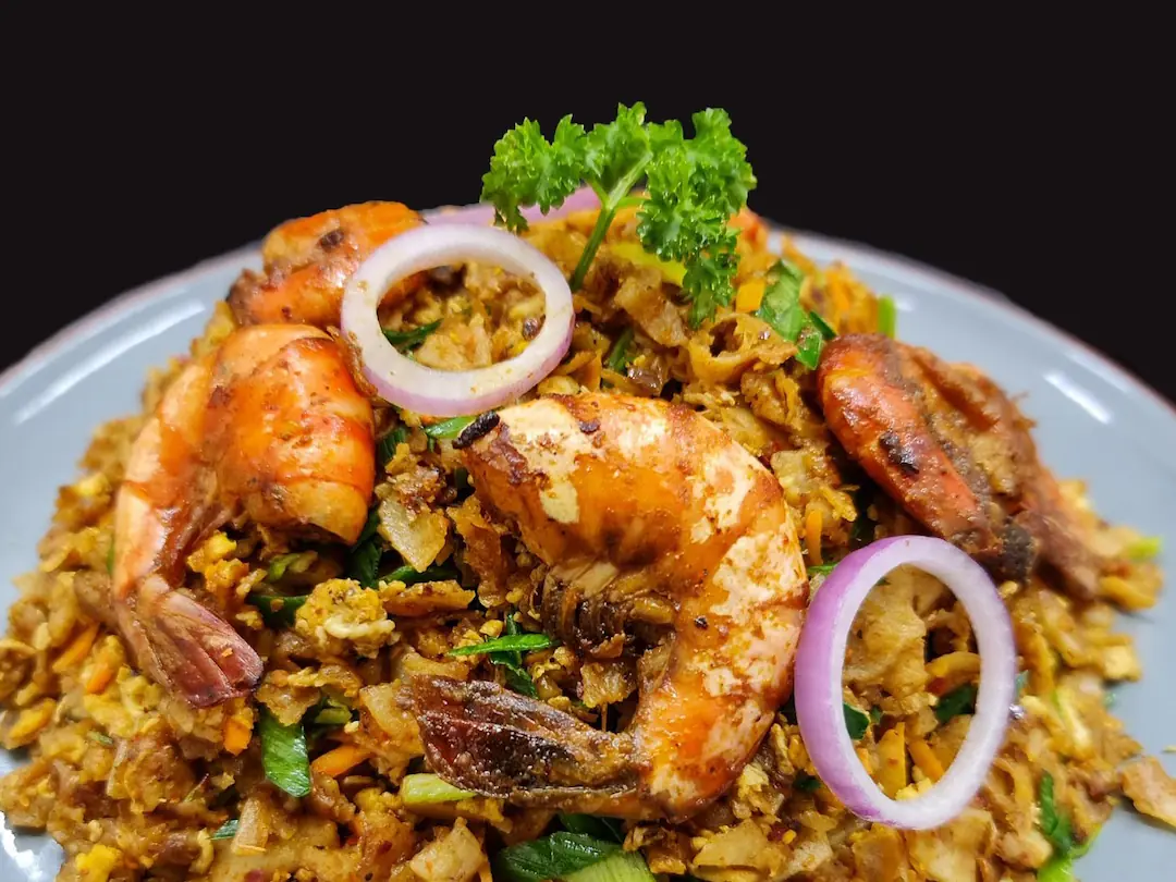 Shrimp Pittu Kottu